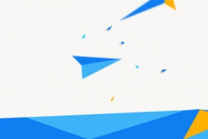  蓝色几何banner
