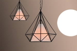 简易灯具家装咖色banner