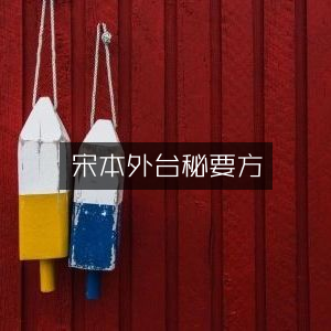 宋本《外台秘要方》古典文集