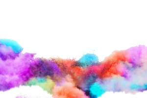 彩色喷溅粉末