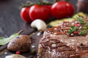 美味的烤肉食物高清图片