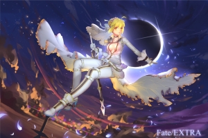 命运之夜 fate extra saber 4k动漫图片