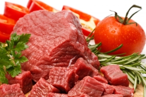 超市卖场牛肉海报背景素材