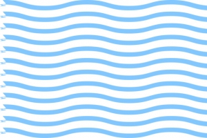 蓝色波浪纹图案