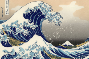 国潮，海浪，大海，水