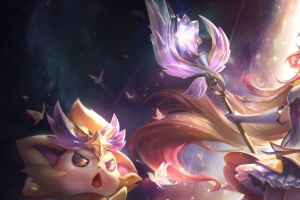英雄联盟lol众星之子 星之守护者 至臻 索拉卡3440x1440带鱼屏壁纸