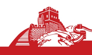 矢量长城党建素材