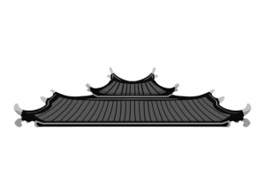宫殿古建筑屋檐素材