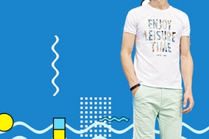 简约混搭风淘宝男装海报banner