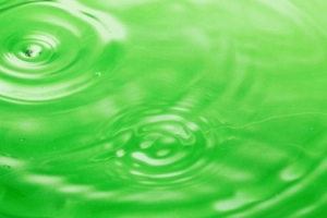 清新绿色水滴背景
