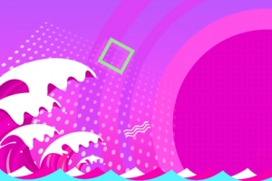 双十一淘宝狂欢大促紫色banner