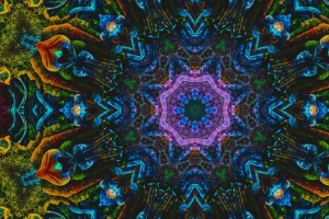 万花筒 分形 形状 彩色 抽象 4k壁纸 3840x2160