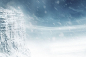 冰雪风景背景图