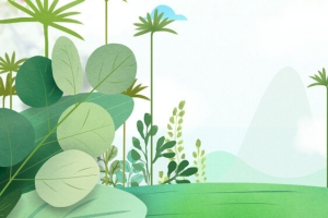 手绘小清新唯美夏季上新banner背景