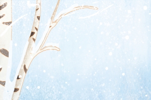 冬天堆雪人背景图元素