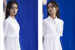 周也白色裙子2560x1600美女壁纸
