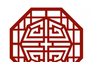 古风中国红窗棱