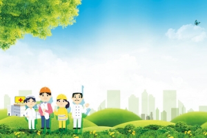 大气职业病防治法宣传周套系banner