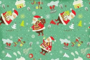 卡通圣诞老人背景