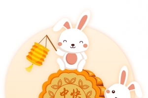 月亮 月饼 兔子 中秋