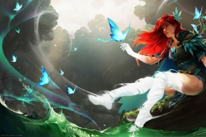 Dota 2 刀塔2 美女人物游戏原画4k壁纸3840x2160
