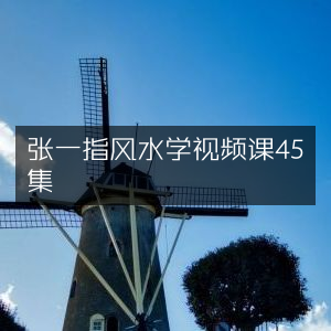 张一指45集风水学视频课程精讲