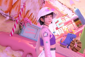 集原美2周年生日快乐4k电脑壁纸3840x2160