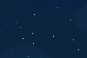 手绘星空H5背景