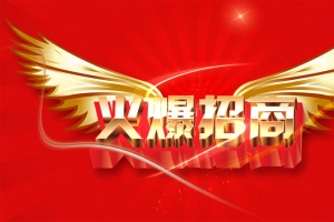 火爆招商海报背景素材