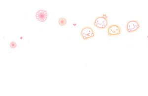 卡通可爱小头像漂浮