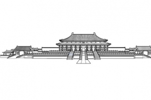 手绘故宫