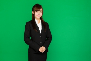 站立商务职场美女5k图片
