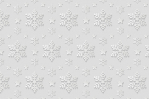 白色剪纸雪花背景