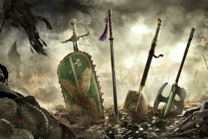 《荣耀战魂(For Honor)》兵器 4k游戏壁纸3840x2160