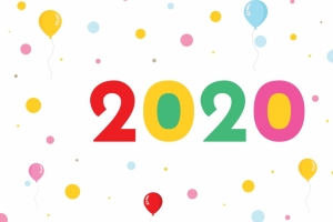 2020新年快乐4k壁纸3840x2160