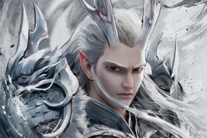 敖光 哪吒之魔童闹海 水墨 3200x2000分辨率壁纸