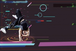 炫酷街舞比赛招生PSD分层