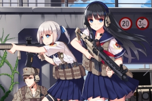 市街战 少女战士5k动漫图片