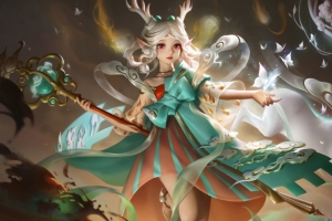 王者荣耀遇见神鹿瑶3440x1440高清壁纸