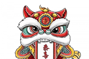国潮风传统节日装饰元素春节元旦元宵