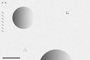 灰白极简促销全屏banner