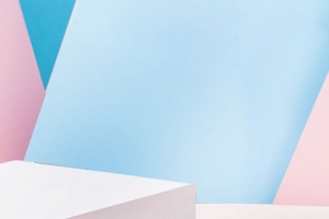 淘宝扁平几何背景海报banner