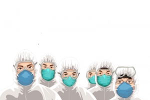 疫情前线医护人员高清PNG透明免扣设计素材免费下载