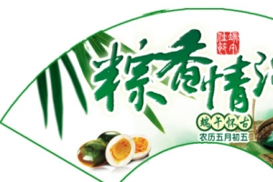 粽香情浓五月初五折扇创意