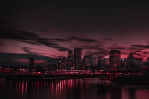 城市 夜晚 全景 4k壁纸 3840x2160