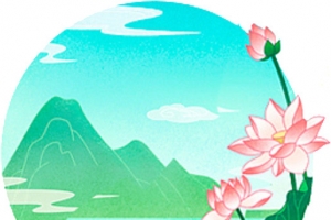 中国风国潮四季夏