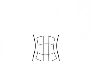 服装版型图标元素
