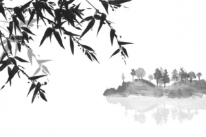 水墨古风山水画11
