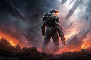 士官长 Master Chief Halo 4k游戏壁纸