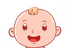 坐着的婴儿装饰插画